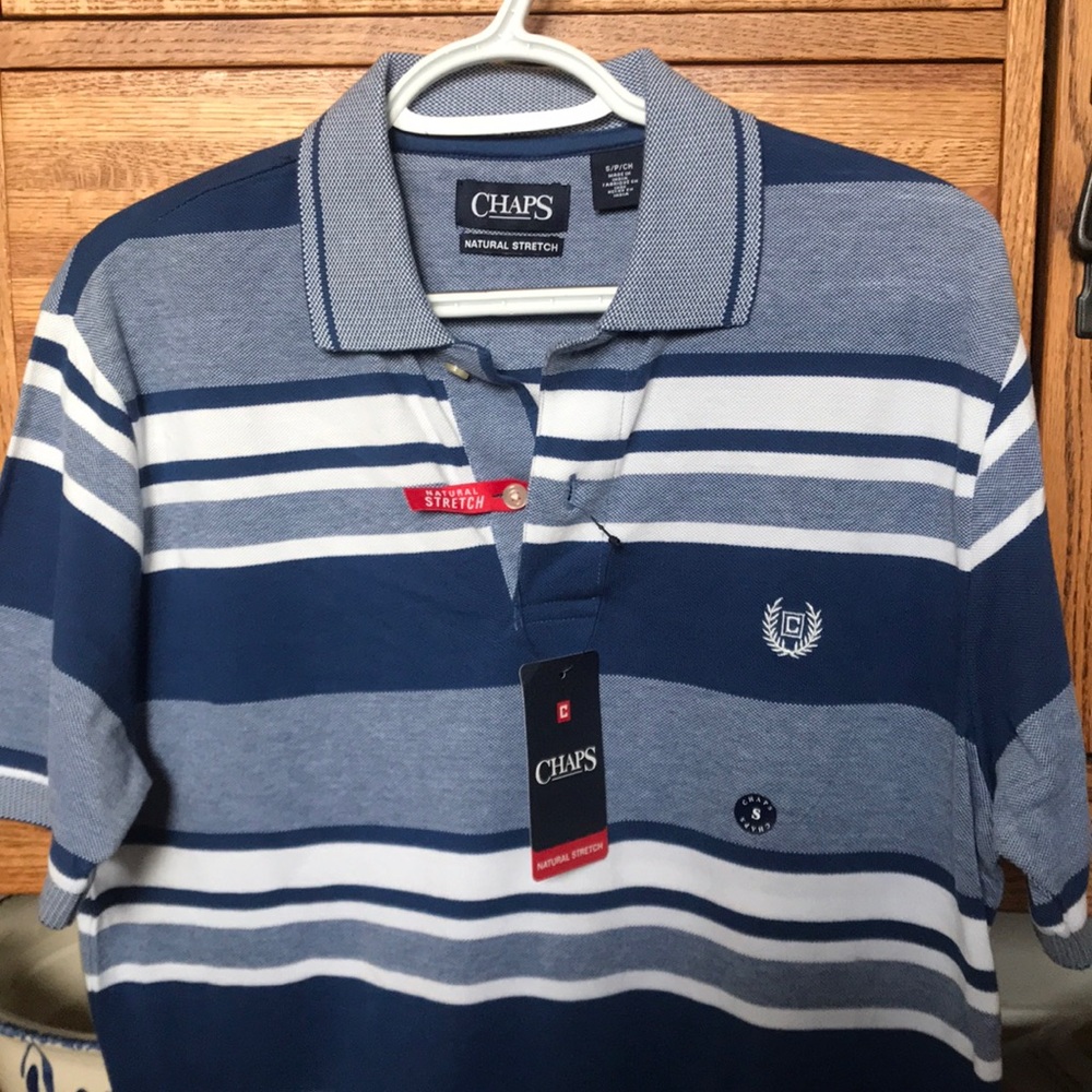 Chaps Polo, Blue, Sm, NWT